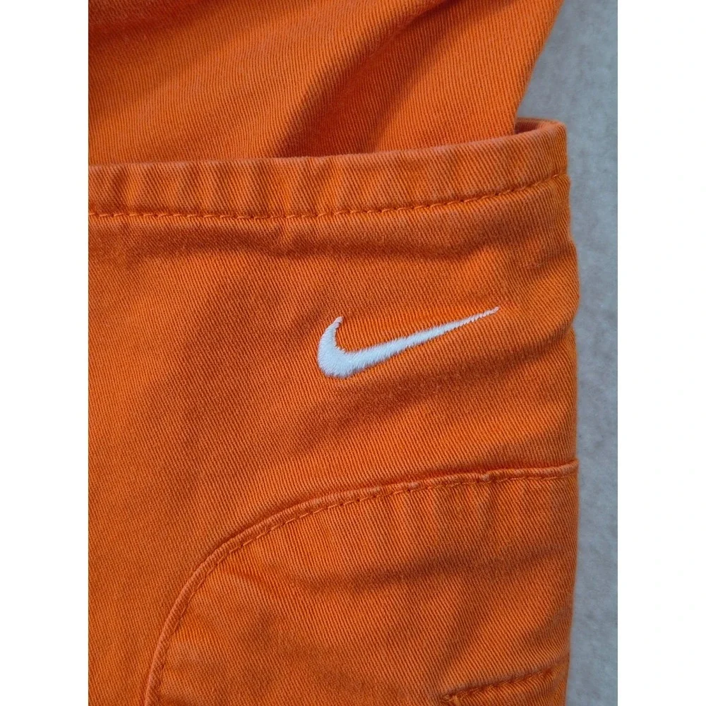 Nike Golf Women's Orange Belted Shorts Size XS Cotton Stretch